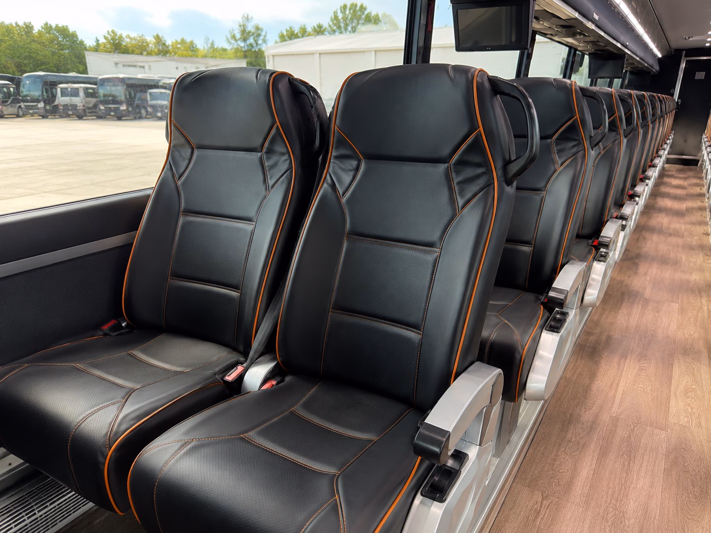 find the right bus color and size for your buckeye wedding aesthetic