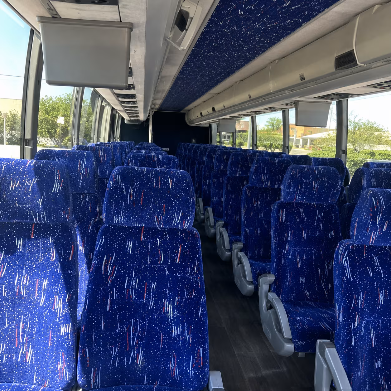 gilbert charter bus interior gallery