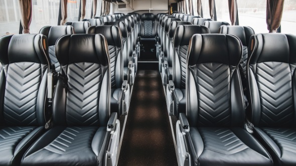 54 passenger charter bus inside peoria