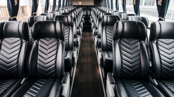 54 passenger charter bus rental surprise