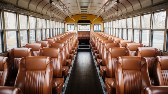 buckeye school bus rental inside